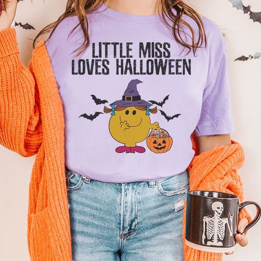 Little Miss Loves Halloween Tee