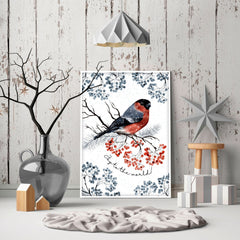 Christmas wall hangings art print