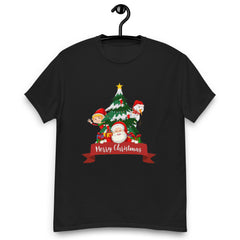 Trendy Santa Printed Christmas Theme Men's T-Shirt