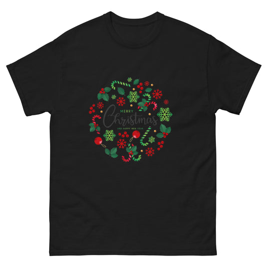 Christmas Printed Cotton Men's T-Shirt