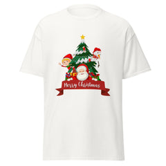 Trendy Santa Printed Christmas Theme Men's T-Shirt