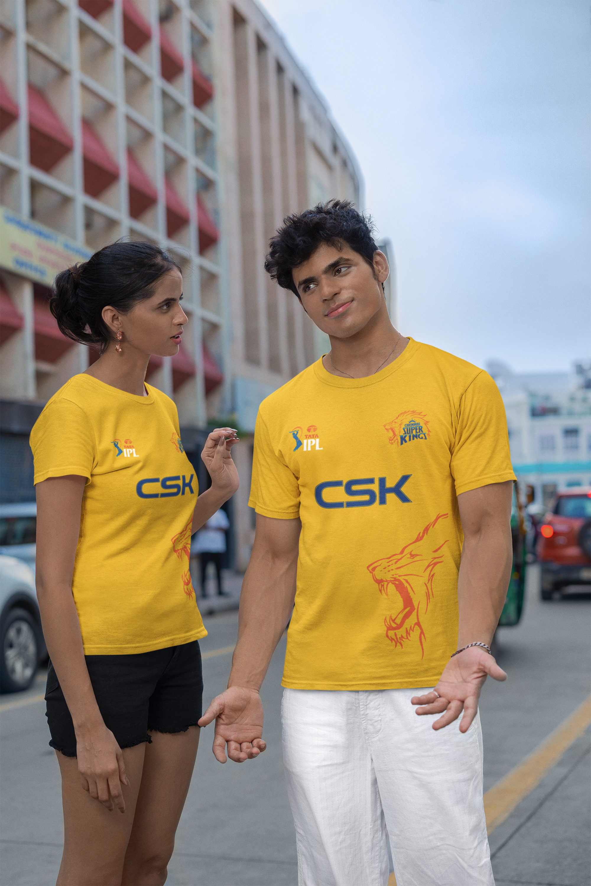 Chennai Super Kings Team Fan T-Shirt |  Male & Female Fan Jersey