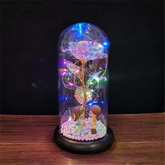 Led Enchanted Galaxy Rose Decor