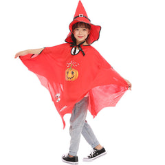 Halloween Witch Cosplay Costume Pumpkin Cloaks With Hats