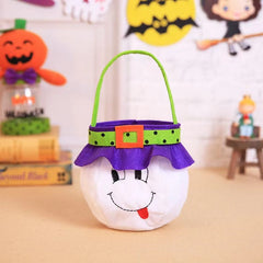 Halloween Witch Pumpkin Tote Bag Children’s Festival Candy Bag