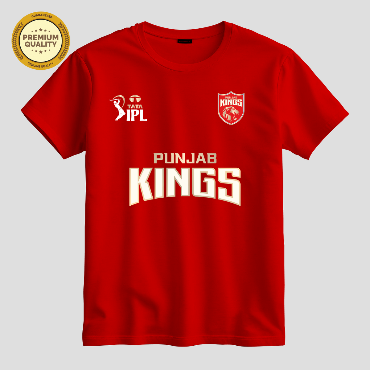 Punjab Kings Team Fan T-Shirt |  Male & Female Fan Jersey