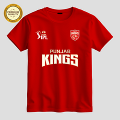 Punjab Kings Team Fan T-Shirt |  Male & Female Fan Jersey