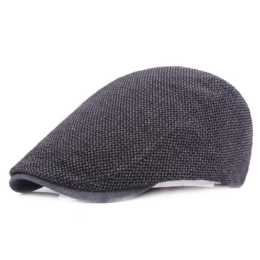 Latest Mens Newsboy Cotton Spot Ivy Cap Male Berets Casual Flat