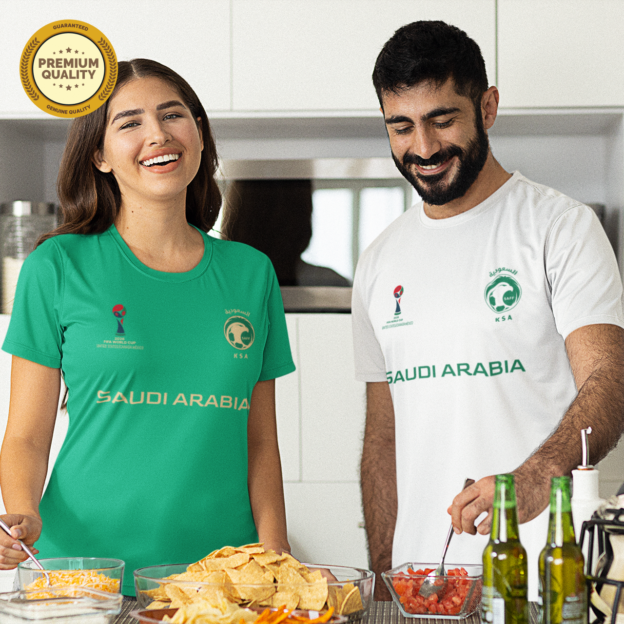 Saudi Arabia Football Team Fan T-Shirt – 2026 Football World Cup TShirt