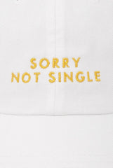 Sorry Not Single | Sorry Not Sorry - Bachelorette party dad hats