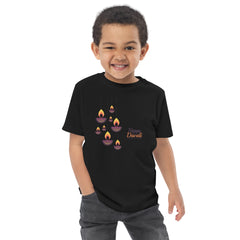 Happy Diwali kids Toddler jersey t-shirt