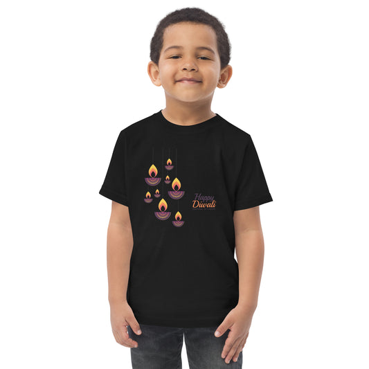 Happy Diwali kids Toddler jersey t-shirt