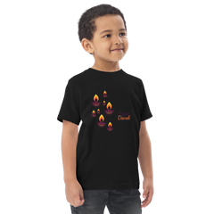 Happy Diwali kids Toddler jersey t-shirt