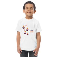 Happy Diwali kids Toddler jersey t-shirt