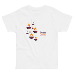 Happy Diwali kids Toddler jersey t-shirt