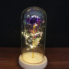 Led Enchanted Galaxy Rose Decor