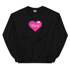 Beautiful Pink Heart Sweatshirt for Massi | Gift for Massi | Indian Gifts| Desi Sweatshirt