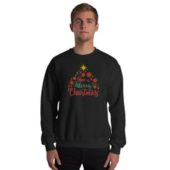 Merry Christmas Round Neck Men's Sweatshirt