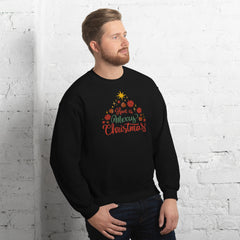 Merry Christmas Round Neck Men's Sweatshirt