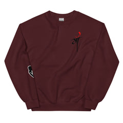 Sweatshirt for MAA with beautiful sleeve patch work |Hindi Sweatshirt| Gift for MAA | Indian Gifts|
