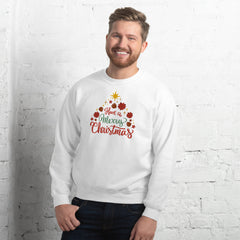 Merry Christmas Round Neck Men's Sweatshirt