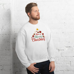 Merry Christmas Round Neck Men's Sweatshirt