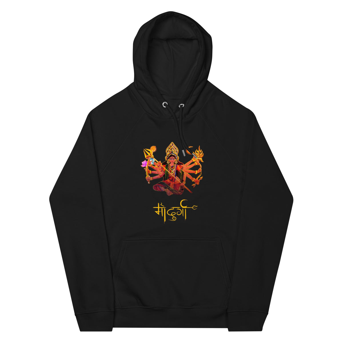 MAA DURGA| Devotional hoodie| Front Patch Work |