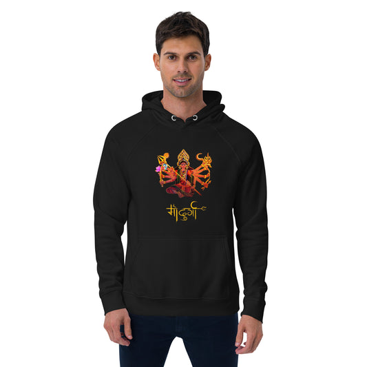 MAA DURGA| Devotional hoodie| Front Patch Work |