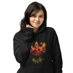 MAA DURGA| Devotional hoodie| Front Patch Work |