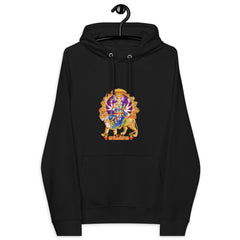 MAA DURGA| DURGA MATA| FRONT PATCH WORK HOODIE