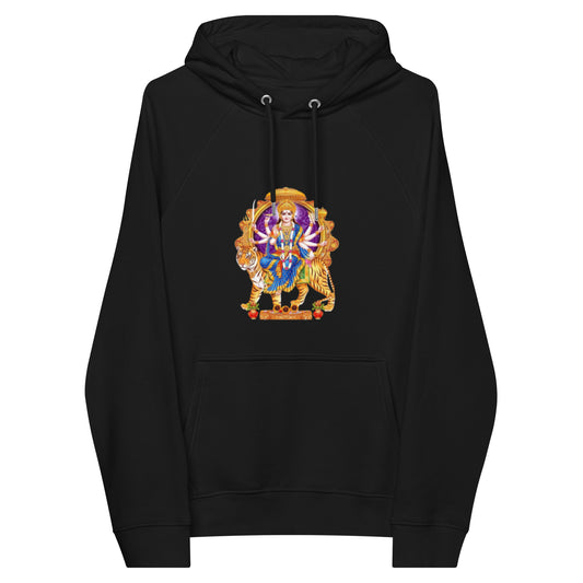 MAA DURGA| DURGA MATA| FRONT PATCH WORK HOODIE