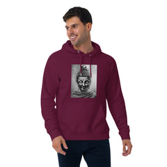 Buddha Photo Print Hoodie| Spiritual Buddha Front Print Design| Meditation, yoga, Spiritual Print Hoodie.