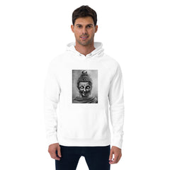 Buddha Photo Print Hoodie| Spiritual Buddha Front Print Design| Meditation, yoga, Spiritual Print Hoodie.