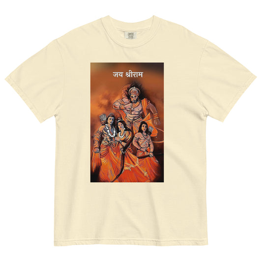 Shri Ram Devotional Heavyweight T-Shirt