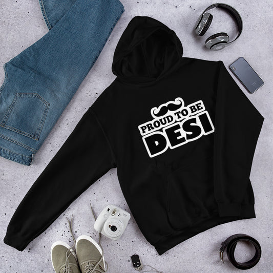 Proud To Be Desi Punjabi Men's Hoodie