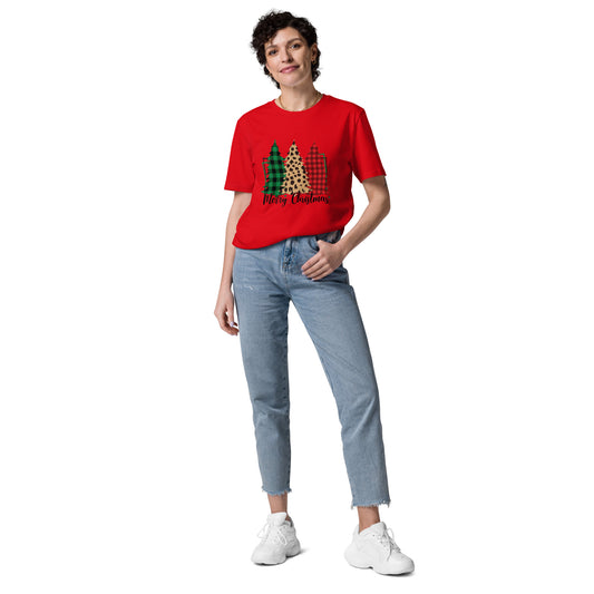 Merry Christmas Cotton Women's T-Shirt