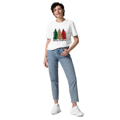 Merry Christmas Cotton Women's T-Shirt