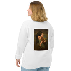 MAA Sweatshirt with back Side image| Hindi Sweatshirt| Customize Sweatshirt|
