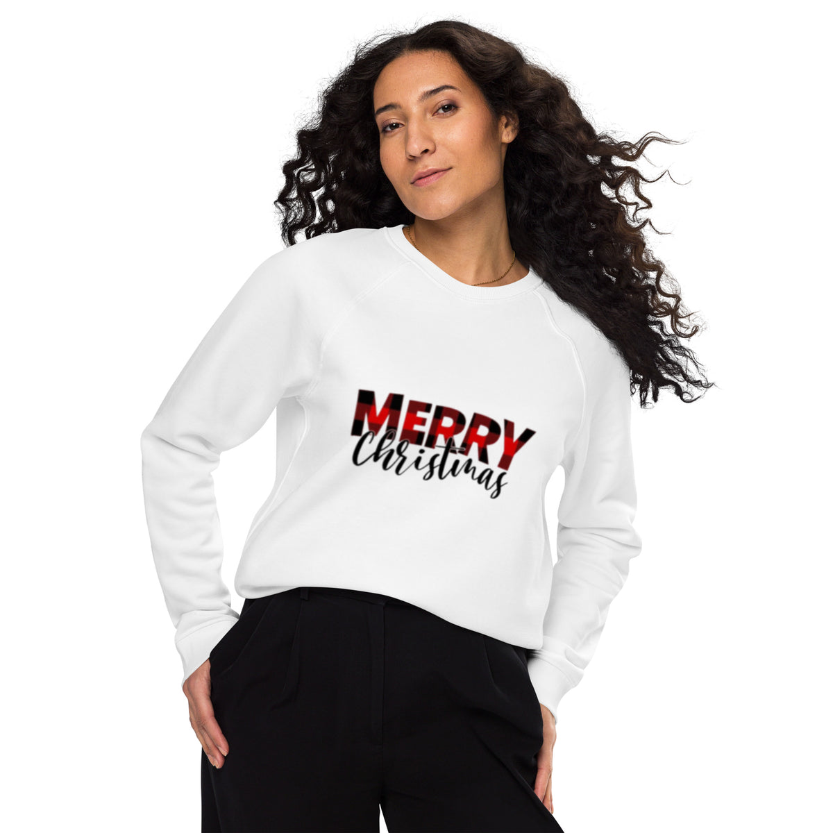 Merry Christmas Printed, buffalo printed merry christmas, printed merry christmas holiday family sweatshirt