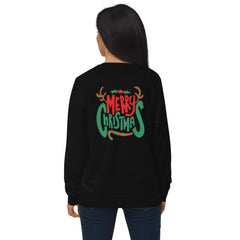 Buy Merry Christmas Print Women's Sweatshirt Retro Santa