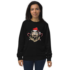 Buy Merry Christmas Print Women's Sweatshirt Retro Santa