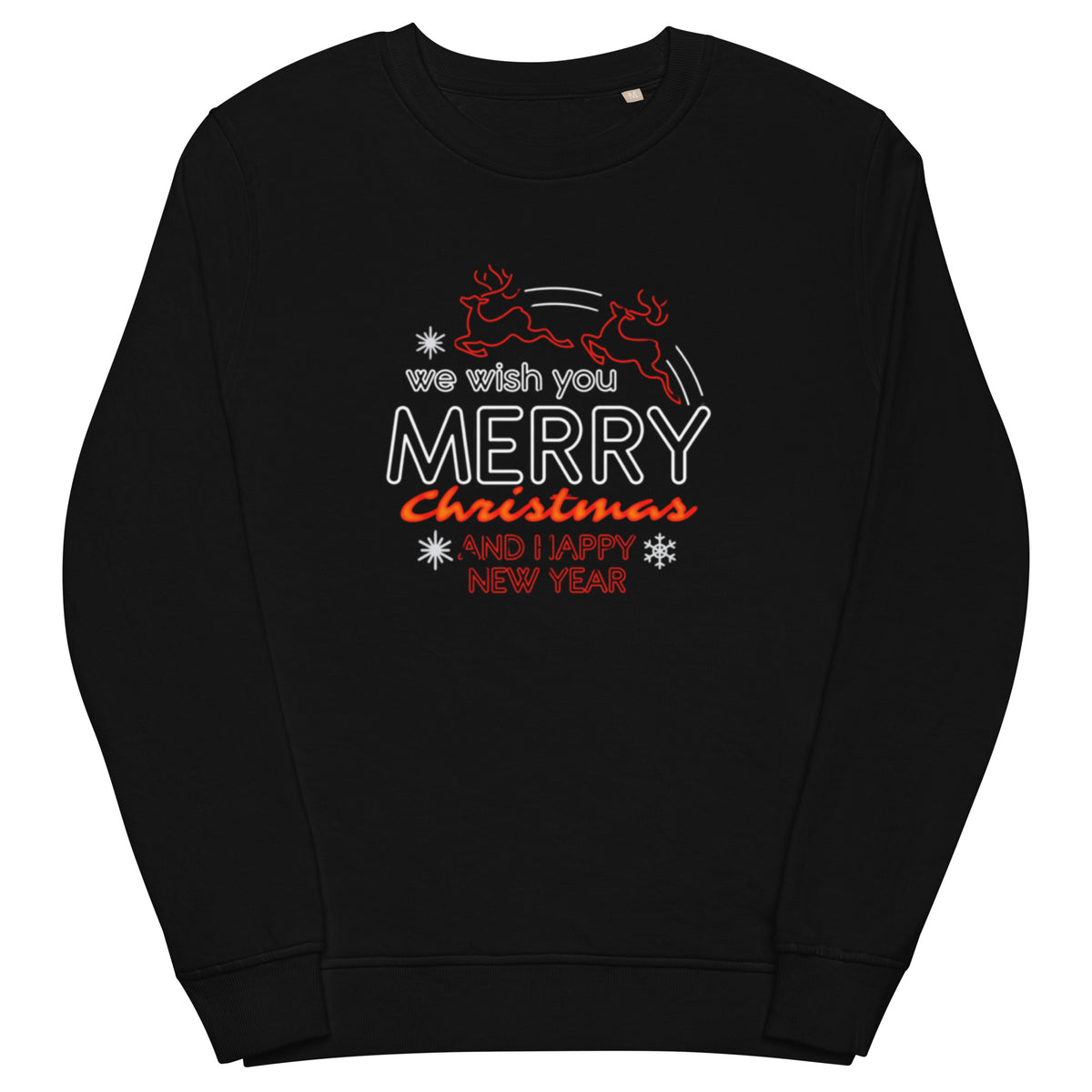 Christmas & New Year wishes Printed, personalised christmas sweatshirt, holiday Women's Winter Sweatshirt