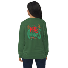 Buy Merry Christmas Print Women's Sweatshirt Retro Santa