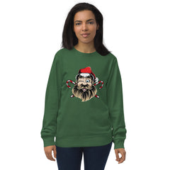 Buy Merry Christmas Print Women's Sweatshirt Retro Santa