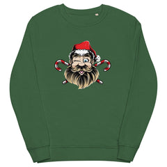 Buy Merry Christmas Print Women's Sweatshirt Retro Santa