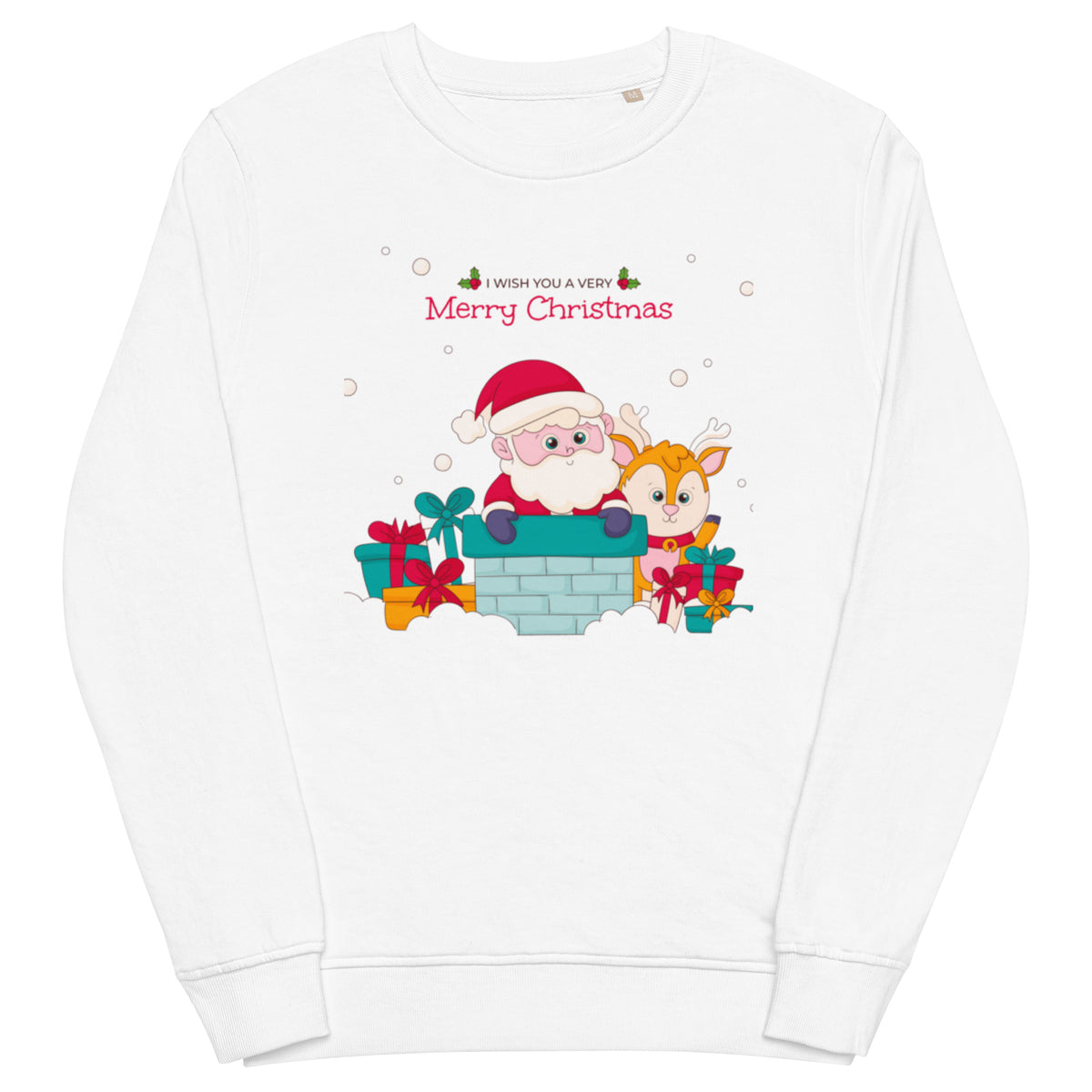 Women's Christmas Santa Claus Long Sleeve sweatshirt