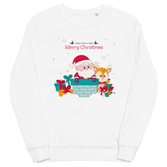 Women's Christmas Santa Claus Long Sleeve sweatshirt