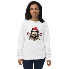 Buy Merry Christmas Print Women's Sweatshirt Retro Santa