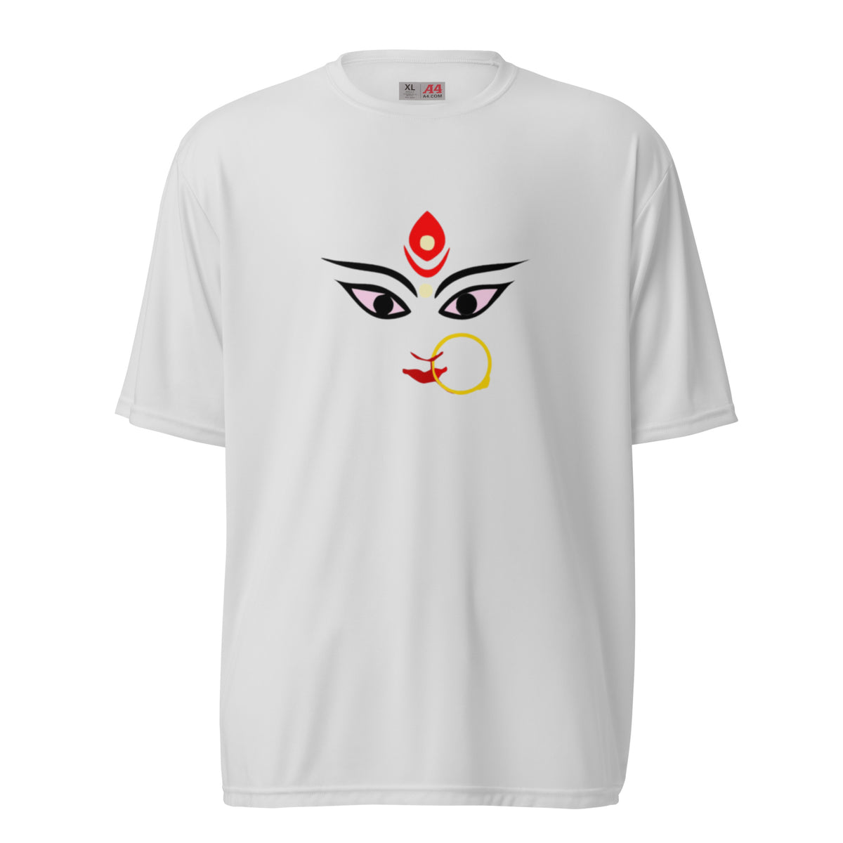 MAA DURGA FRONT PAINTED Devotional Crew Neck T-Shirt