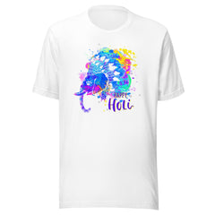 Happy Holi T-Shirt Colors India Hindu Spring, Elephant Holi T-Shirt